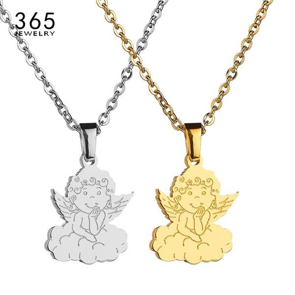pendant necklaces 2021 arrive stainless steel angel wing necklace cute boy kids jewelry gift for children, Silver
pendant necklaces 2021 arrive stainless steel angel wing necklace cute boy kids jewelry gift for children, Silver