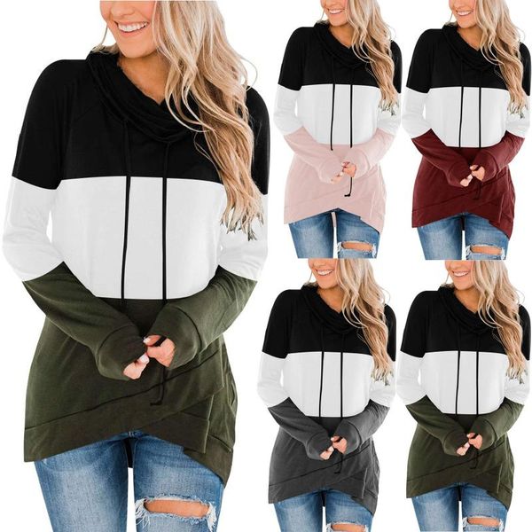 harajuku hoodie winter clothes sweatshirts women's fashion casual color block hooded long sleeve loose pullover hoodies &, Black 
harajuku hoodie winter clothes sweatshirts women's fashion casual color block hooded long sleeve loose pullover hoodies &, Black