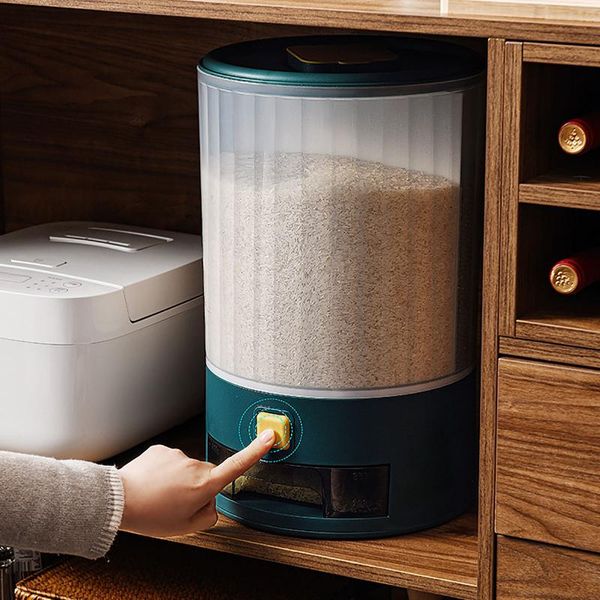storage bottles & jars rotating rice dispenser separate bucket cereal moisture proof seal automatic racks plastic grain box
storage bottles & jars rotating rice dispenser separate bucket cereal moisture proof seal automatic racks plastic grain box