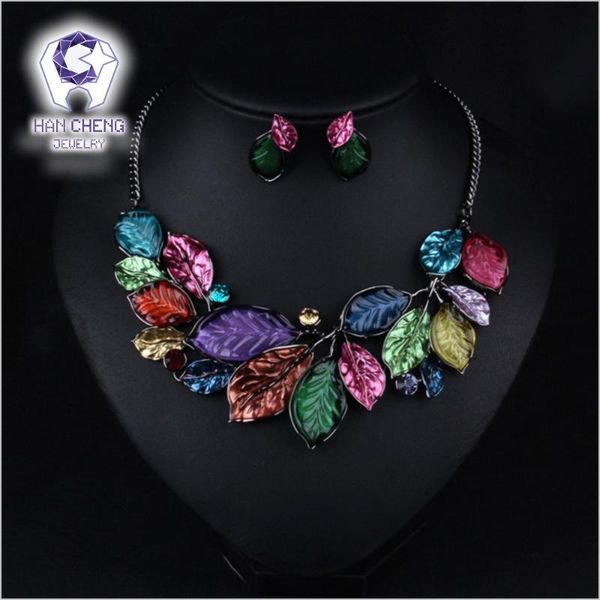 chokers hancheng fashion bohemian leaves rhinestone metal paint statement maxi choker necklace women jewelry leagtha collier alloy, Golden;silver
chokers hancheng fashion bohemian leaves rhinestone metal paint statement maxi choker necklace women jewelry leagtha collier alloy, Golden;silver