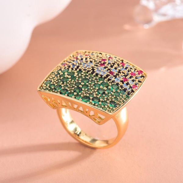 wedding rings european and american fan square ring female original design light luxury fashion atmosphere opening adjustable women banquet, Slivery;golden
wedding rings european and american fan square ring female original design light luxury fashion atmosphere opening adjustable women banquet, Slivery;golden