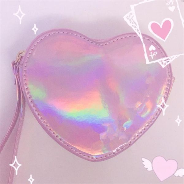 coin purses milk bear laser heartshape handbag clutch pvc bag, Red;black
coin purses milk bear laser heartshape handbag clutch pvc bag, Red;black