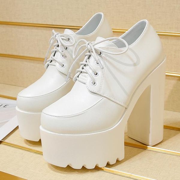 dress shoes 2021 spring pu leather women pumps round toe lace-up chunky heels super high heel thick bottom ladies retro g0033, Black
dress shoes 2021 spring pu leather women pumps round toe lace-up chunky heels super high heel thick bottom ladies retro g0033, Black