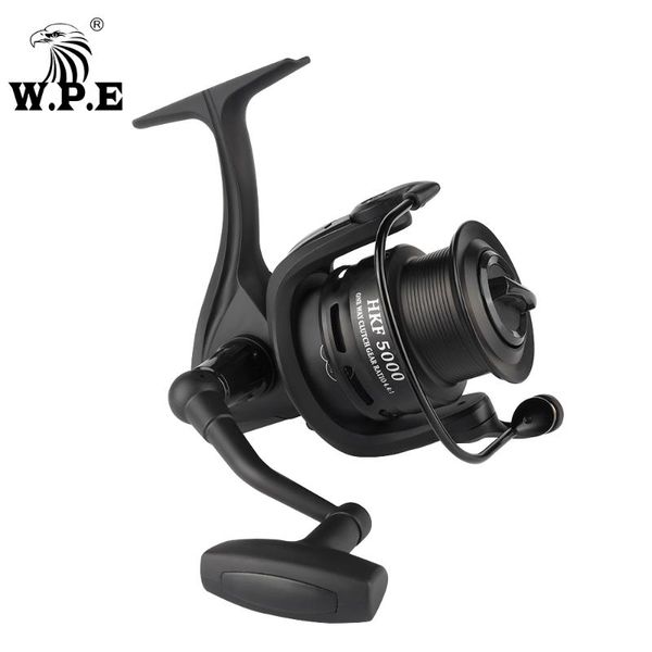 w.p.e fishing reel 3000-6000 spinning 4+1 bbs 5.2:1/4.4:1 high speed full metal spool saltwater carp tackle pesca baitcasting reels
w.p.e fishing reel 3000-6000 spinning 4+1 bbs 5.2:1/4.4:1 high speed full metal spool saltwater carp tackle pesca baitcasting reels
