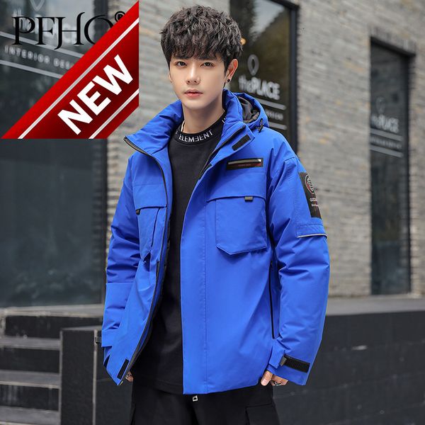 2021 new men fashion loose hooded pure color korean trend all-match tooling winter down jacket coat, Black
2021 new men fashion loose hooded pure color korean trend all-match tooling winter down jacket coat, Black