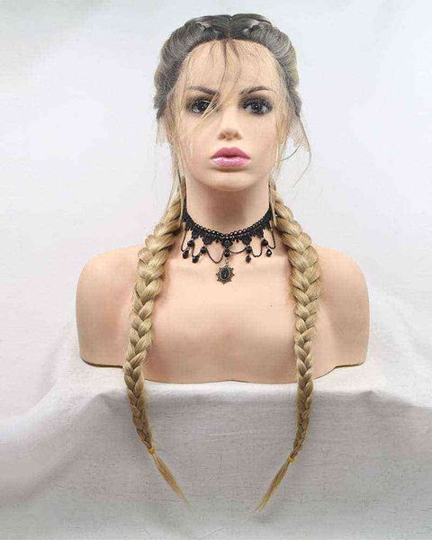 wig fishbone braid straight hair dyeing gradient two-color double horsetail front lace chemical fiber headgear, Black;brown
wig fishbone braid straight hair dyeing gradient two-color double horsetail front lace chemical fiber headgear, Black;brown
