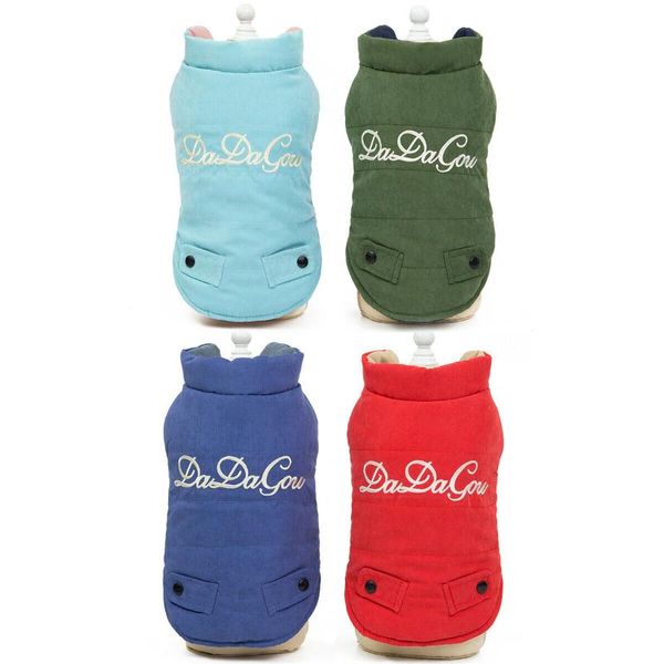 embroidered cotton pet dog puppy sided vest jacket clothes warm winter cloth apparel
embroidered cotton pet dog puppy sided vest jacket clothes warm winter cloth apparel