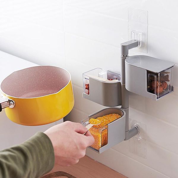 storage bottles & jars condiment box kitchen plastic container wall-mounted rotatable multi-layer drawer
storage bottles & jars condiment box kitchen plastic container wall-mounted rotatable multi-layer drawer