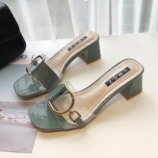 slippers summer sandals women 2021 fashion casual high heels metal buckle outdoor all-match and, Black
slippers summer sandals women 2021 fashion casual high heels metal buckle outdoor all-match and, Black