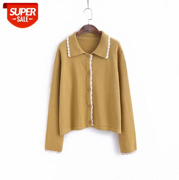 li zhiqi temperament contrast lapel single-breasted short loose long-sleeved knit sweater 110180 #az7b, Black;gray
li zhiqi temperament contrast lapel single-breasted short loose long-sleeved knit sweater 110180 #az7b, Black;gray