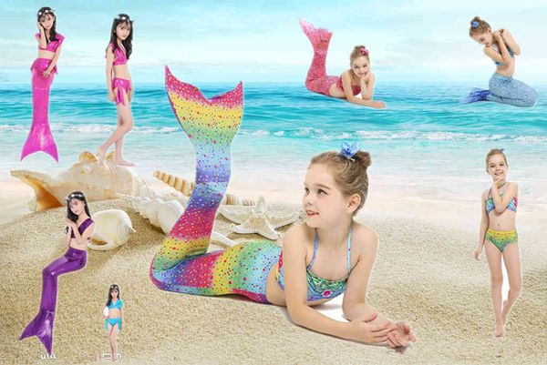 bikini 2021 new children's girls mermaid tail split fish scale swimsuit performance suit, White;black
bikini 2021 new children's girls mermaid tail split fish scale swimsuit performance suit, White;black
