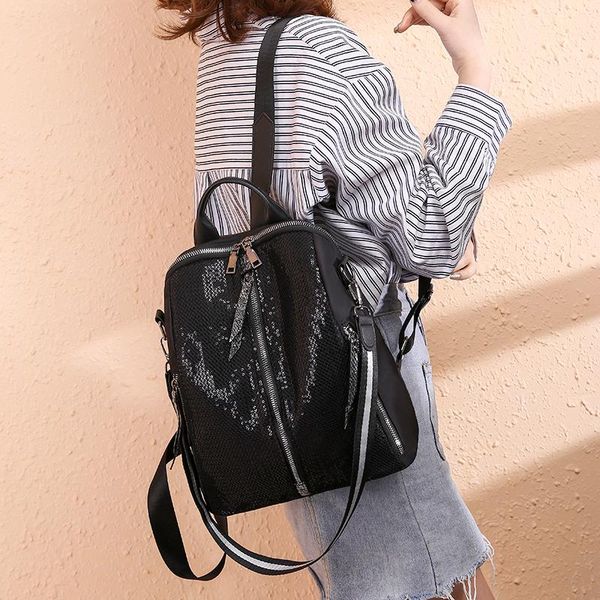 outdoor bags fashion oxford high-quality sequined backpack bag korean version of the multi-functional leisure wild travel hc109
outdoor bags fashion oxford high-quality sequined backpack bag korean version of the multi-functional leisure wild travel hc109