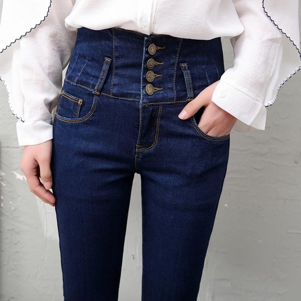 women's jeans 2021 spring ladies elastic high waist female black tight feet small tide k106, Blue
women's jeans 2021 spring ladies elastic high waist female black tight feet small tide k106, Blue