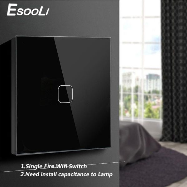 smart home control esooli wifi touch switch app wireless remote light wall crystal glass panel works with alexa / google
smart home control esooli wifi touch switch app wireless remote light wall crystal glass panel works with alexa / google