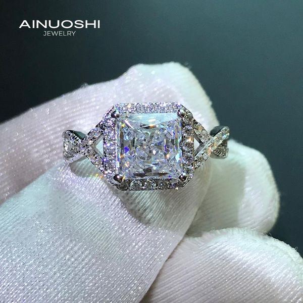 cluster rings sterling silver princess cut 7x7mm sona diamond engagement for women promise split shank ring gift, Golden;silver
cluster rings sterling silver princess cut 7x7mm sona diamond engagement for women promise split shank ring gift, Golden;silver