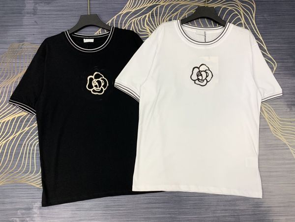 classic brand women's t shirt custom threaded neckline summer short-sleeved pairs t-shirt women c clothing loose shirts xs-l, White
classic brand women's t shirt custom threaded neckline summer short-sleeved pairs t-shirt women c clothing loose shirts xs-l, White