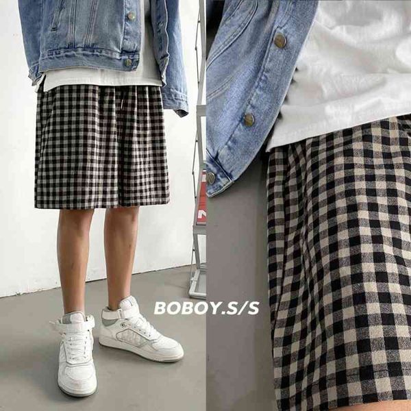 men's shorts summer thin fashion retro casual men streetwear korean loose straight plaid mens clothing s-2xl hgro, White;black
men's shorts summer thin fashion retro casual men streetwear korean loose straight plaid mens clothing s-2xl hgro, White;black