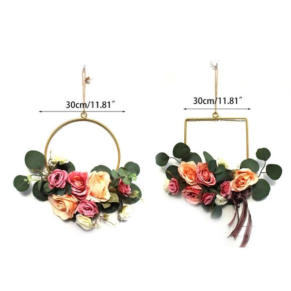 floral hoop wreath hanging wall garland artificial rose flowers for wedding decorative & wreaths
floral hoop wreath hanging wall garland artificial rose flowers for wedding decorative & wreaths