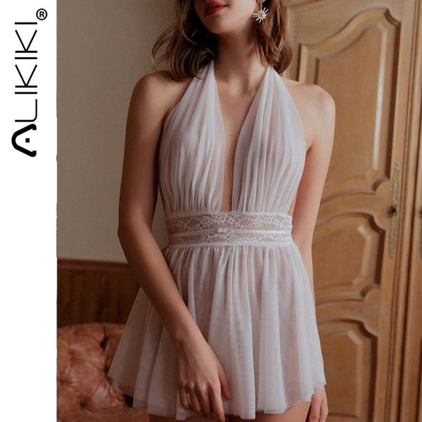 women's sleepwear summer women set underwear mesh lace backless wedding night dress girls loungewear lingirie drop, Black;red
women's sleepwear summer women set underwear mesh lace backless wedding night dress girls loungewear lingirie drop, Black;red