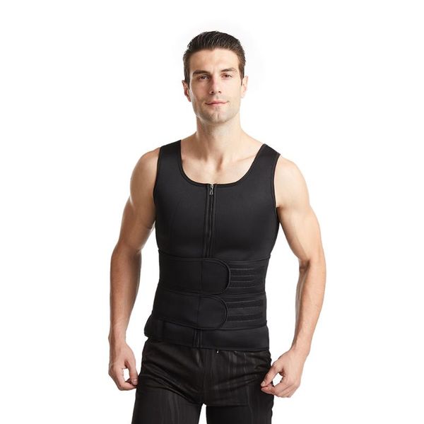 men body shaper vest slimming sweat fat burning shaperwear waist loss corset running sportswear workout fitness gym clothing, White;black
men body shaper vest slimming sweat fat burning shaperwear waist loss corset running sportswear workout fitness gym clothing, White;black