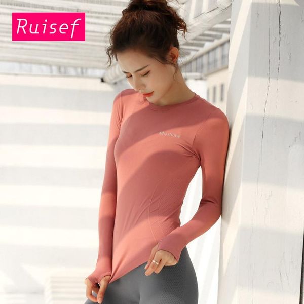 yoga outfits black pink red workout shirts for women sports shirt long sleeve gym sport wear fitness, White;red
yoga outfits black pink red workout shirts for women sports shirt long sleeve gym sport wear fitness, White;red