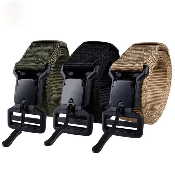 belts men's belt alloy magnetic buckle tactical multifunctional nylon training release outdoor high quality, Black;brown
belts men's belt alloy magnetic buckle tactical multifunctional nylon training release outdoor high quality, Black;brown
