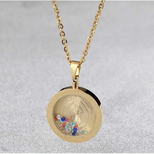 pendant necklaces virgin mary for women fashion stainless steel colorful crystal wishing bottle necklace, Silver
pendant necklaces virgin mary for women fashion stainless steel colorful crystal wishing bottle necklace, Silver