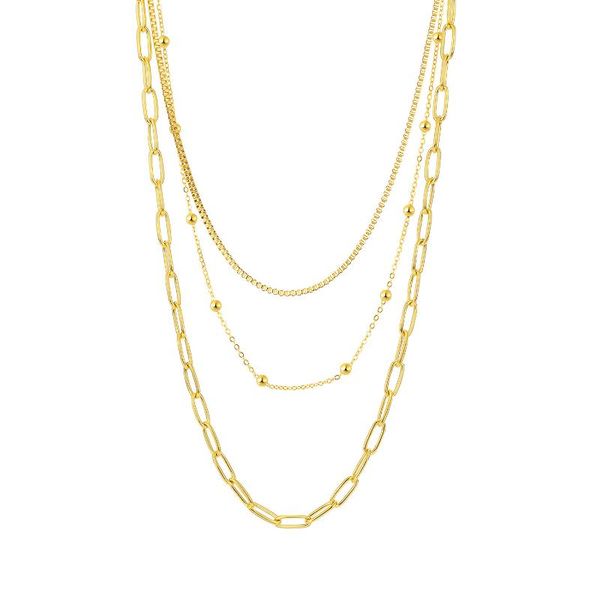 chains fashion stainless steel geometric rectangle chian pendant necklace punk multi-layer rock special chain neckalce women jewelry, Silver
chains fashion stainless steel geometric rectangle chian pendant necklace punk multi-layer rock special chain neckalce women jewelry, Silver