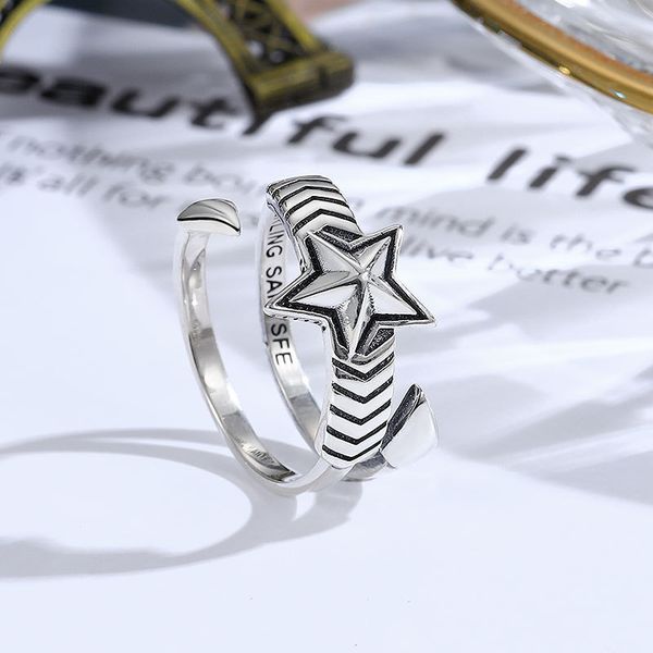 factory wholesale s925 sterling silver ring female personality star men's fashion ring hea/rtsch/rome
factory wholesale s925 sterling silver ring female personality star men's fashion ring hea/rtsch/rome