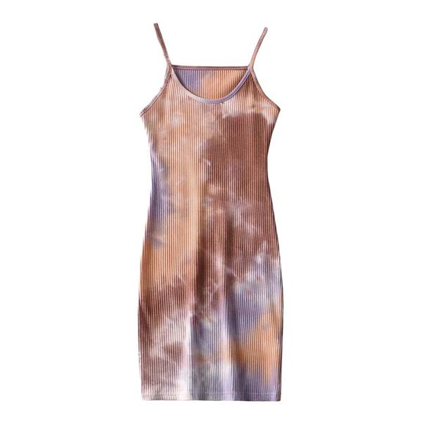 women bodycon mini fashion tie dye print spaghetti strap rib knit cami dress casual dresses, Black;gray
women bodycon mini fashion tie dye print spaghetti strap rib knit cami dress casual dresses, Black;gray