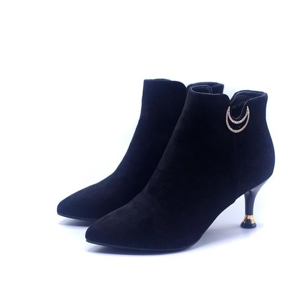 cosette kraft designer shoes children naked short canister boots joker pointed fine with fashionable, Black
cosette kraft designer shoes children naked short canister boots joker pointed fine with fashionable, Black