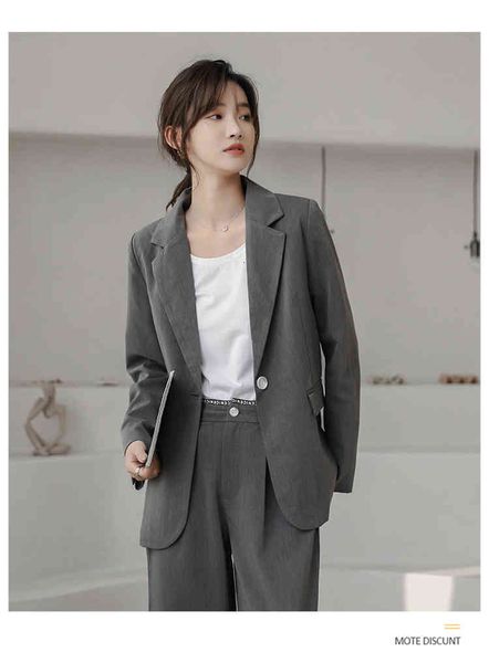 women's two piece pants wear in work clothes 2-piece set of solid color korean suit slim fit women's trousers 2021 spring, White
women's two piece pants wear in work clothes 2-piece set of solid color korean suit slim fit women's trousers 2021 spring, White