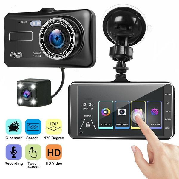 touch screen car dvr hd 1080p night vision dash cam dual lens auto camera video recorder with rear view 4" dvrs
touch screen car dvr hd 1080p night vision dash cam dual lens auto camera video recorder with rear view 4" dvrs