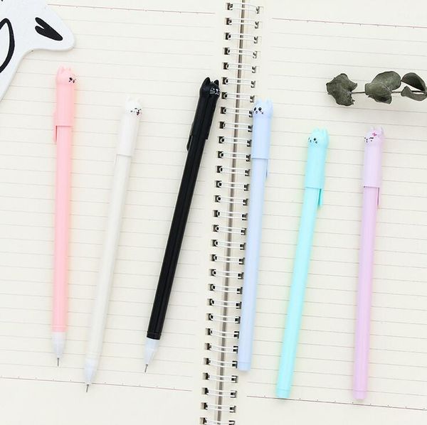 gel pens 36 pcs/lot the wagging cat pen ink promotional gift stationery school & office supply
