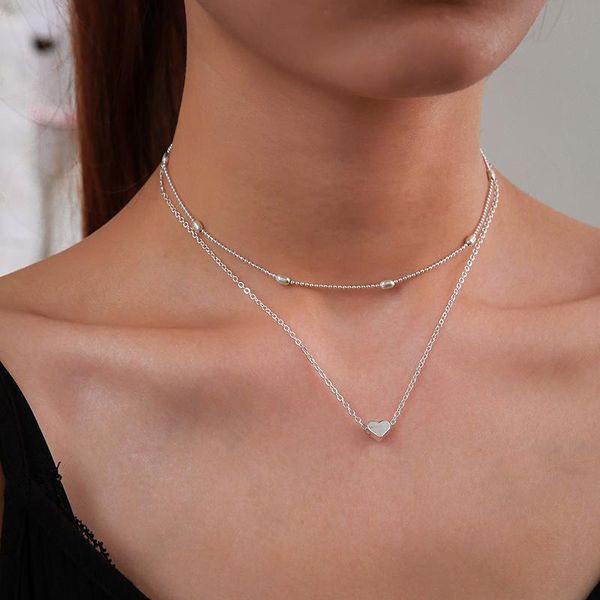 chokers double layer micro heart pendant choker necklaces for women statement winter accessories party wedding jewelry gift bijoux, Golden;silver
chokers double layer micro heart pendant choker necklaces for women statement winter accessories party wedding jewelry gift bijoux, Golden;silver
