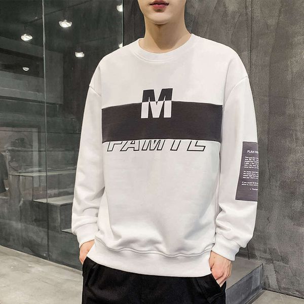 spring men's tracksuits ins korean fashion brand loose student sports wear long sleeve t-shirt, Gray
spring men's tracksuits ins korean fashion brand loose student sports wear long sleeve t-shirt, Gray