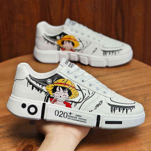 spring little white shoes junior middle school students jointly signed pirate wang luffy couple board lace up waterproof sports casual, Black;white
spring little white shoes junior middle school students jointly signed pirate wang luffy couple board lace up waterproof sports casual, Black;white