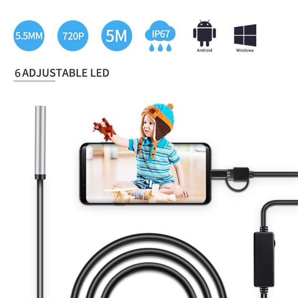 cameras fredi 5.5mm 1.0 megapixels 5m 3 in 1 usb mini endoscope waterproof soft cable snake tube inspection borescope
cameras fredi 5.5mm 1.0 megapixels 5m 3 in 1 usb mini endoscope waterproof soft cable snake tube inspection borescope