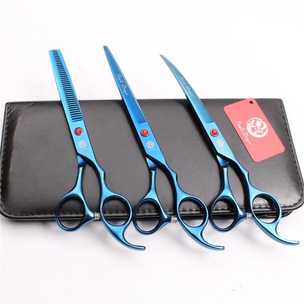 hair scissors z3003 3pcs 7.0'' blue japan steel cutting shears + thinning down curving professional pets suit
hair scissors z3003 3pcs 7.0'' blue japan steel cutting shears + thinning down curving professional pets suit