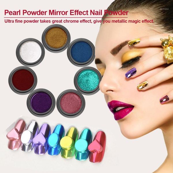 1pc pearl powder mirror effect chrome nail rainbow nails art glitter makeup manicure pigment diy tool1, Silver;gold
1pc pearl powder mirror effect chrome nail rainbow nails art glitter makeup manicure pigment diy tool1, Silver;gold