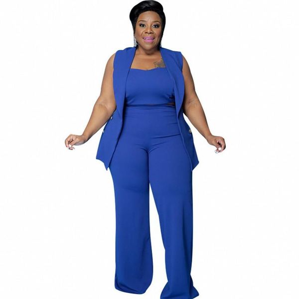 plus size tracksuits 4xl women sets long jacket with tank pants 3 piece outfits fashion solid oversize office lady pant suits 2021, Black
plus size tracksuits 4xl women sets long jacket with tank pants 3 piece outfits fashion solid oversize office lady pant suits 2021, Black