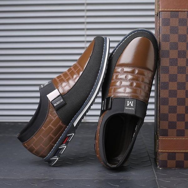 dress shoes 2021 men soft loafers fashion brand flats comfy driving casual, Black
dress shoes 2021 men soft loafers fashion brand flats comfy driving casual, Black