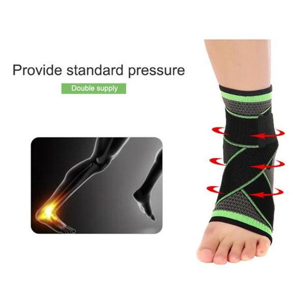 1pc sport foot wrap ankle joint protector bandage jogging run protection m/l/xl support, Blue;black
1pc sport foot wrap ankle joint protector bandage jogging run protection m/l/xl support, Blue;black