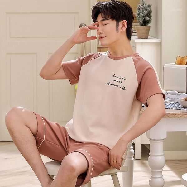 men's sleepwear couple night suits home clothes knitted cotton pajamas set for women summer pyjamas loungewear pijama mujer homewear, Black;brown
men's sleepwear couple night suits home clothes knitted cotton pajamas set for women summer pyjamas loungewear pijama mujer homewear, Black;brown