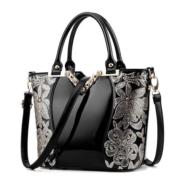 evening bags 2021 fashion black embroidered bright leather shoulder bag handbag women's luggage luxury designer
evening bags 2021 fashion black embroidered bright leather shoulder bag handbag women's luggage luxury designer