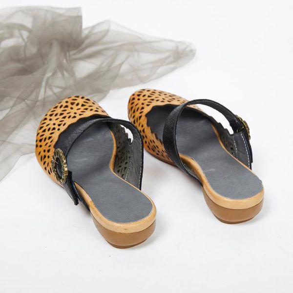 slippers women's outer layer suede leather hollow breathable soft bottom shoes summer handmade art retro, Black
slippers women's outer layer suede leather hollow breathable soft bottom shoes summer handmade art retro, Black