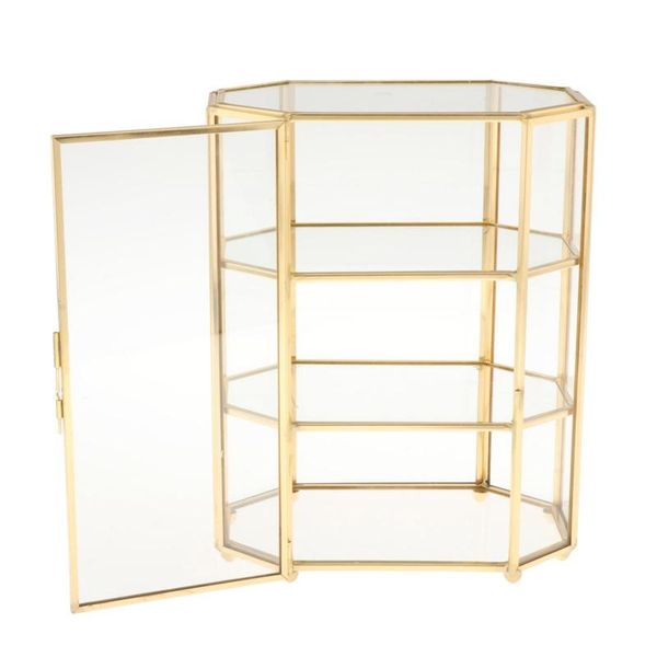 jewelry pouches, bags 3-tier box glass makeup organizer multifunction display case for dressing table decoration storage, Pink;blue
jewelry pouches, bags 3-tier box glass makeup organizer multifunction display case for dressing table decoration storage, Pink;blue