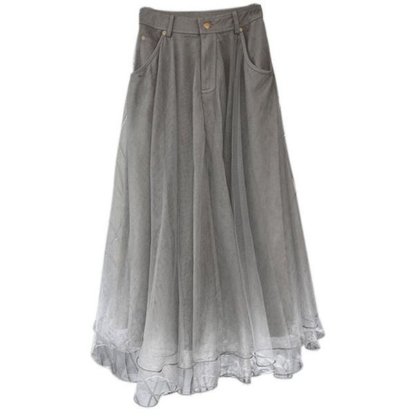skirts chic double pockets high waist mesh 2021 summer fashion tide all-match woman korean style aesthetic jupe, Black
skirts chic double pockets high waist mesh 2021 summer fashion tide all-match woman korean style aesthetic jupe, Black