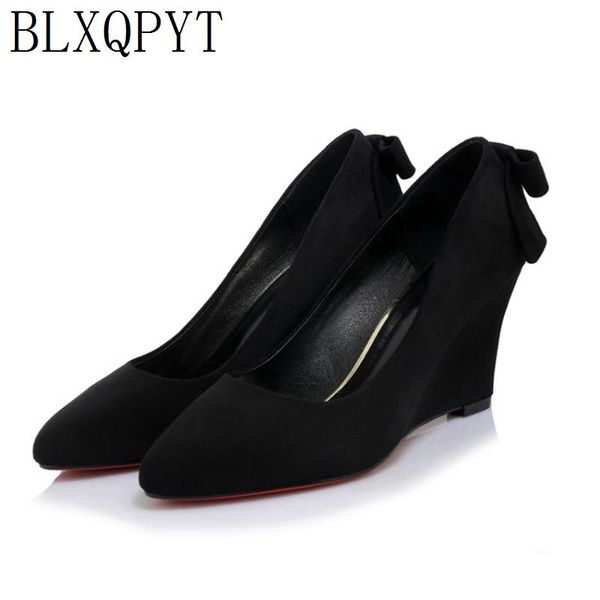 dress shoes blxqpyt size 33-43 spring autumn women's pumps pointed toe wedges high heels concise elegant quality wedding 158, Black
dress shoes blxqpyt size 33-43 spring autumn women's pumps pointed toe wedges high heels concise elegant quality wedding 158, Black