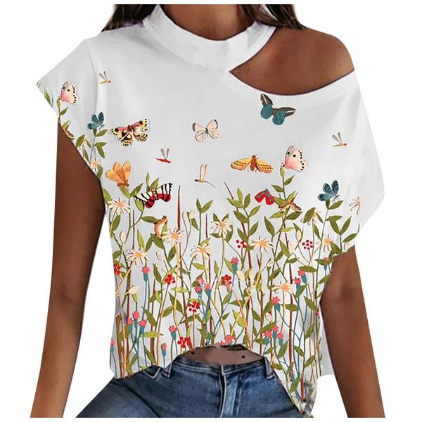 women's blouses & shirts blouse shirt lovely print loose shoulder fashion short sleeve vintage casual plus size blusas grote maten, White
women's blouses & shirts blouse shirt lovely print loose shoulder fashion short sleeve vintage casual plus size blusas grote maten, White